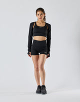 Soft Compression Shrug - Black