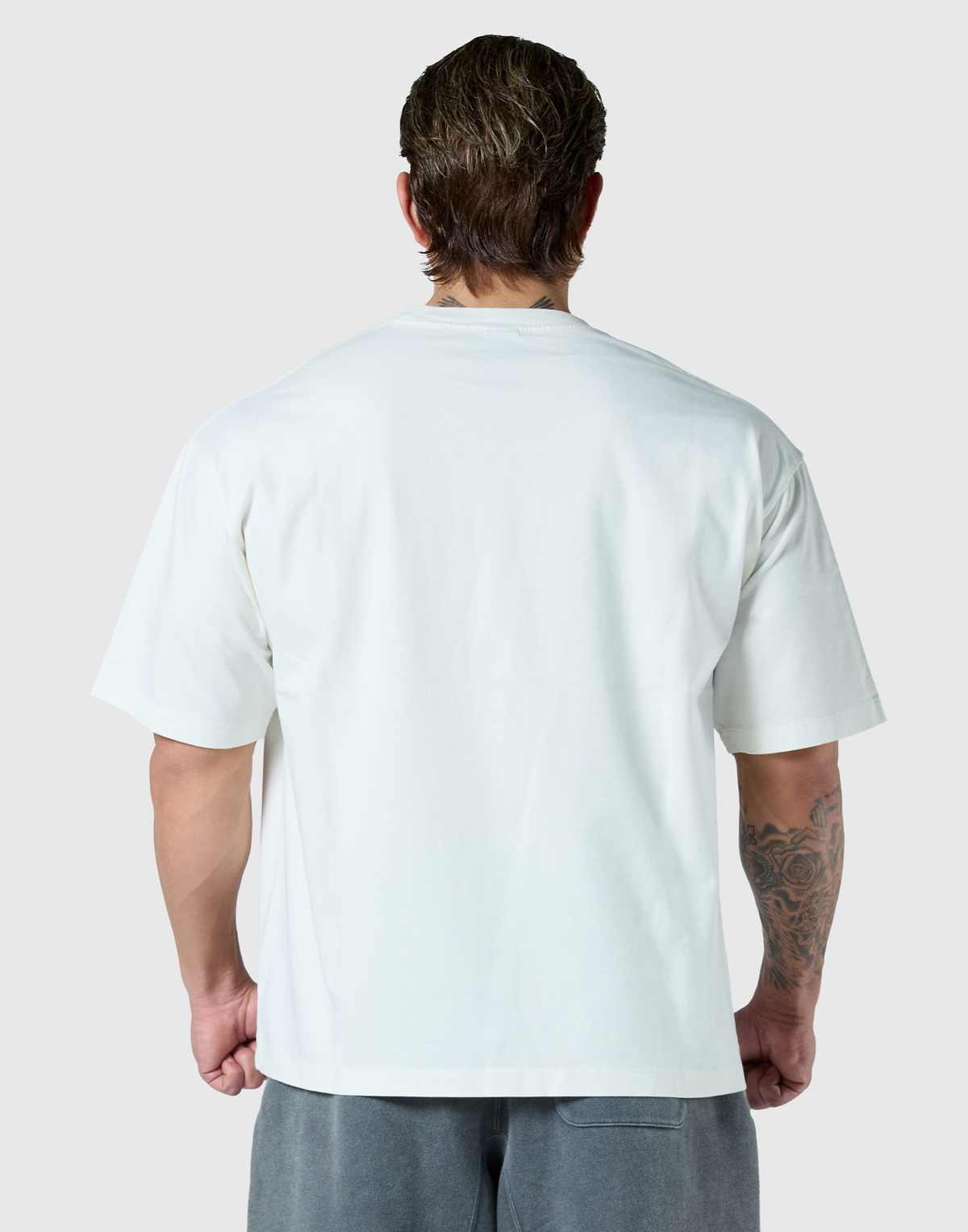 Iron Eagle Graphic Vintage Big T-Shirt - Ivory