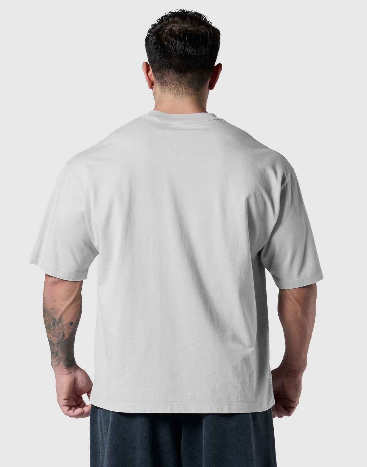 Original Photo Graphic Vintage Big T-Shirt - Grey