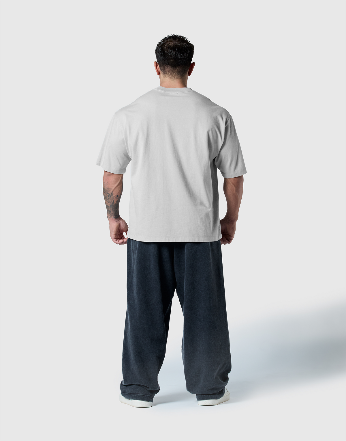 Original Photo Graphic Vintage Big T-Shirt - Grey