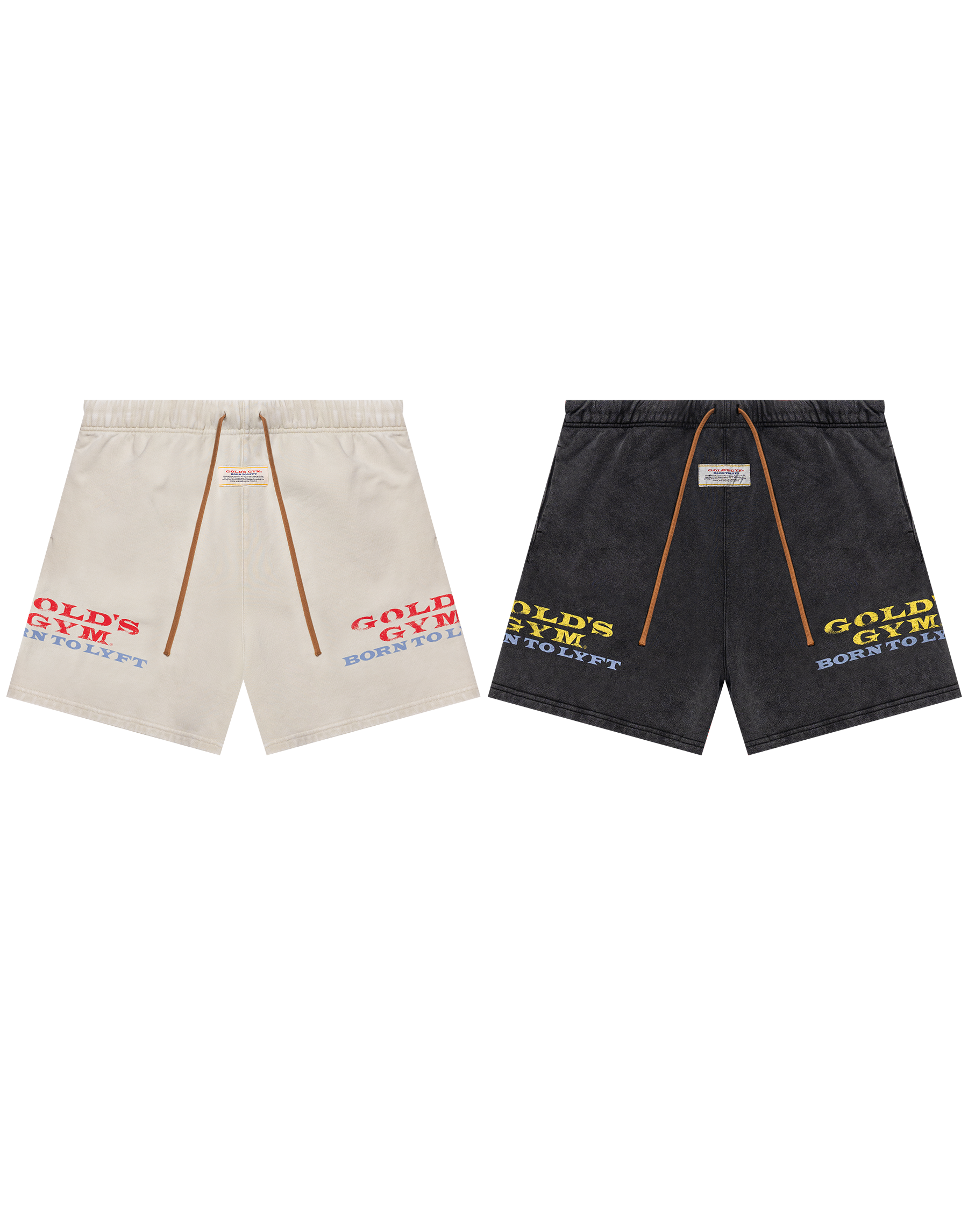 LÝFT × GOLD'S GYM VINTAGE LOGO SHORTS L LÝFT × GOLD'S Gym Vintage LÝFT × GOLD'S GYM VINTAGE LOGO SHORTS L LÝFT × GOLD'S Gym Vintage