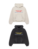 LÝFT × GOLD'S Gym Vintage Logo Hoodie (1デザイン1点までの購入制限となります)