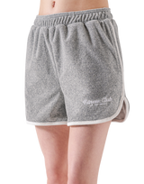 Bicolor Piping Pile Shorts - Grey