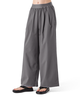 Jacquard Wide Easy Pants - Grey
