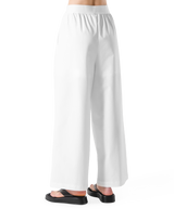Jacquard Wide Easy Pants - White