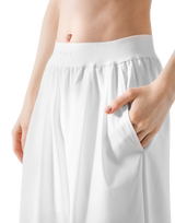 Jacquard Wide Easy Pants - White