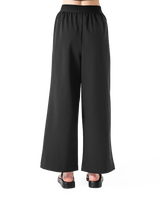 Jacquard Wide Easy Pants - Black