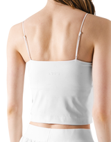 Cup In LÝFT Logo Camisole - White