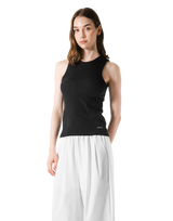 Cup In Rib Tanktop - Black