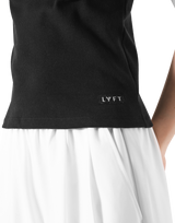 Cup In Rib Tanktop - Black