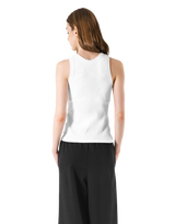 Cup In Rib Tanktop - White