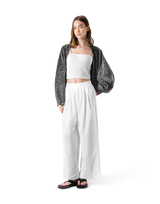 Dolman Sleeve Cropped Cardigan - Black