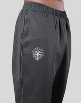 Emblem Loose Fit Jersey Pants - D.Grey