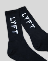 Side LÝFT Logo Socks - Black