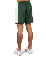 Side Mesh Pattern Shorts - Green