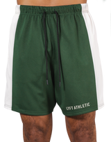 Side Mesh Pattern Shorts - Green