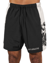 Side Mesh Pattern Shorts - Black Special