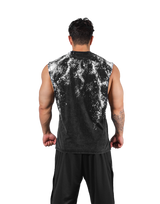 Splash Paint Punk Logo Tanktop - Black