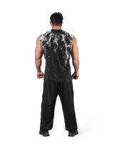 Splash Paint Punk Logo Tanktop - Black