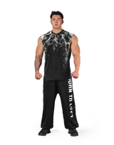 Splash Paint Punk Logo Tanktop - Black