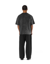 Panther Graphic Vintage Big T-Shirt - Black