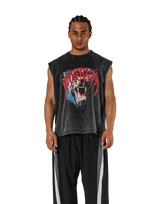 Panther Graphic vintage Tanktop - Black