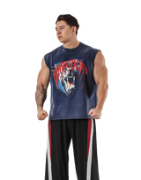 Panther Graphic vintage Tanktop - Navy