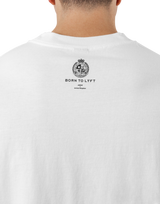 Dumbbells Graphic Vintage Extra Big T-Shirt - Ivory