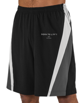 2Line Wide Shorts V.2 - Black