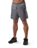 Glossy LÝFT Logo Shorts - Grey