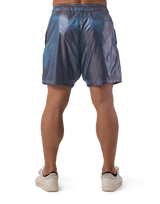 Glossy LÝFT Logo Shorts - Blue