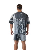 BTL Graphic Mesh T-Shirt - Black