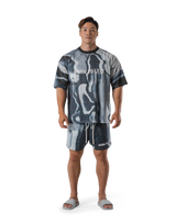 BTL Graphic Mesh T-Shirt - Black