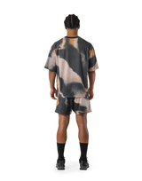 BTL Graphic Mesh T-Shirt - Brown