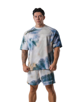 BTL Graphic Mesh T-Shirt - L.Blue