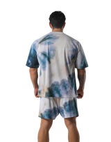 BTL Graphic Mesh T-Shirt - L.Blue