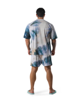 BTL Graphic Mesh T-Shirt - L.Blue