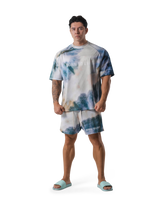 BTL Graphic Mesh T-Shirt - L.Blue