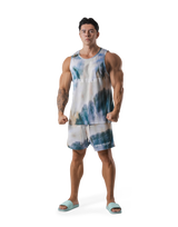 BTL Graphic Mesh Tanktop - L.Blue