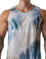 BTL Graphic Mesh Tanktop - L.Blue