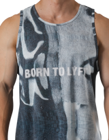 BTL Graphic Mesh Tanktop - Black