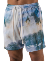 BTL Graphic Mesh Shorts - L.Blue