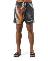 BTL Graphic Mesh Shorts - Brown