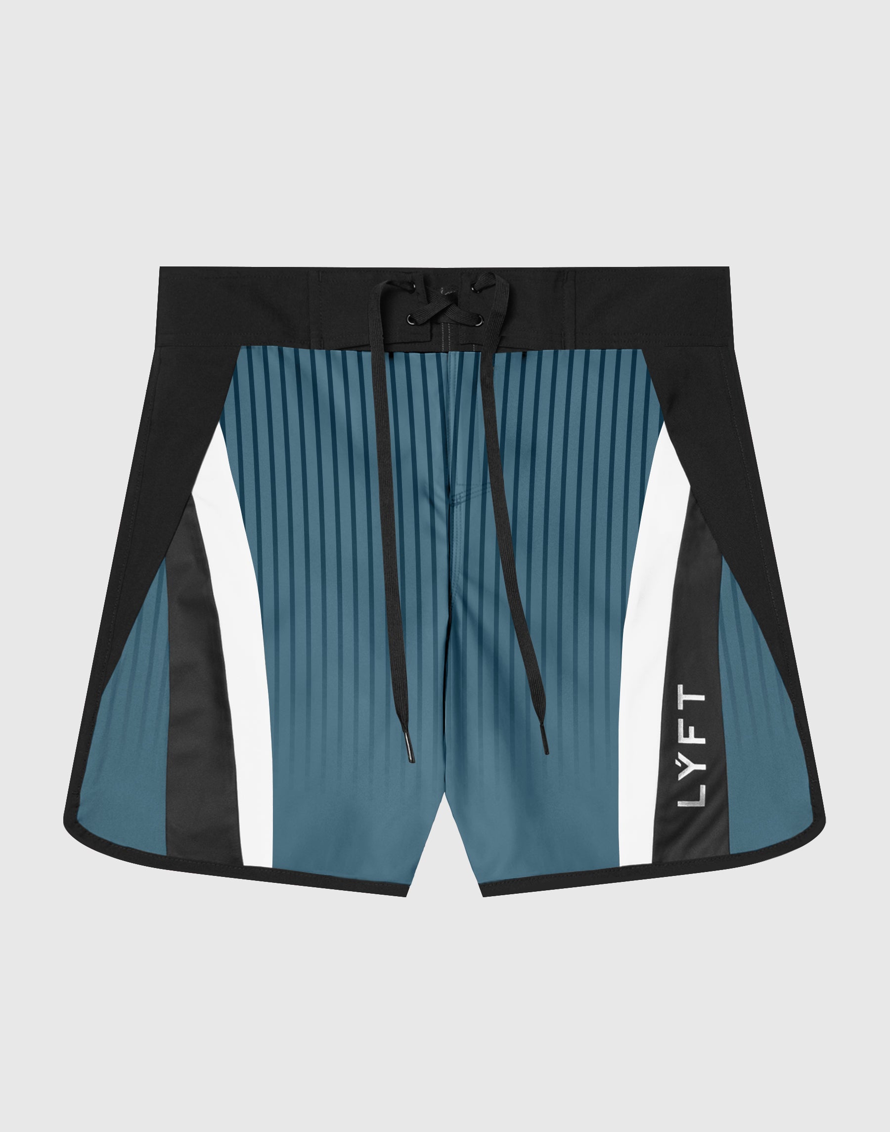 Side Pattern Stripe Stage Shorts - Navy – LÝFT