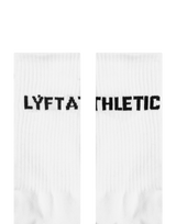 LÝFT 애슬레틱 로고 양말 - 화이트