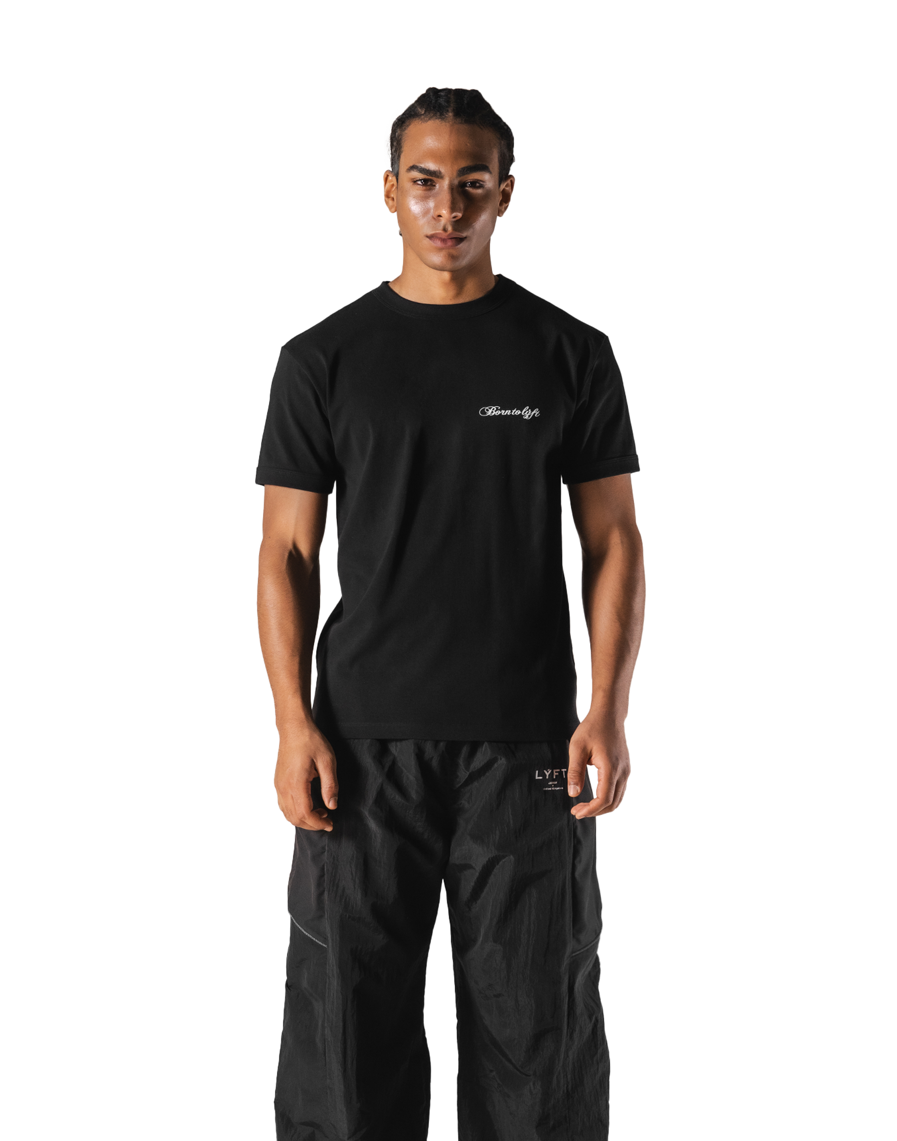 LÝFT Ringer T-Shirt - Black
