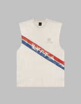 UK Line Design Vintage Tanktop - Ivory