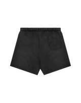 LÝFT 로고 빈티지 스웨트 쇼츠 - 블랙