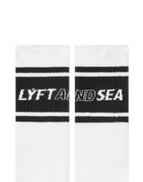 LÝFT × WIND AND SEA Logo Socks - Black