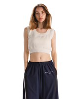 Boucle Knit Tanktop - Off White